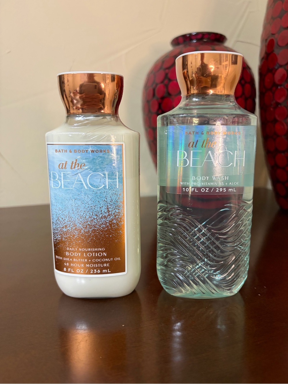Bath & Body Works At The Beach Full Size Body Lotion & Body Wash Bundle